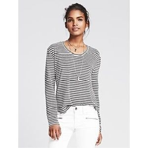 Banana Republic Striped Modal Tee